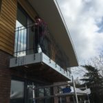 HandyFerro projecten - Balkonhek voor nieuwbouwwoning in Vragender